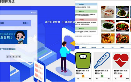 《智能社区健康管理系统》作品展示 《智能社区健康管理系统》作品展示