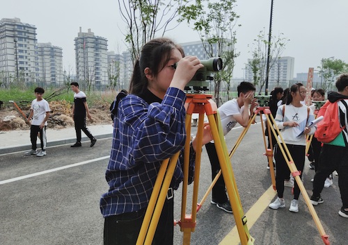2018年10月-《数字测图原理与方法》实践课 2018年10月-《数字测图原理与方法》实践课