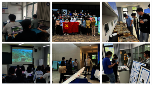 图为老师同学们线上线下参加“览读地球”活动 图为老师同学们线上线下参加“览读地球”活动