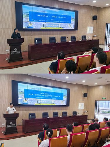 教师代表和学生代表发言